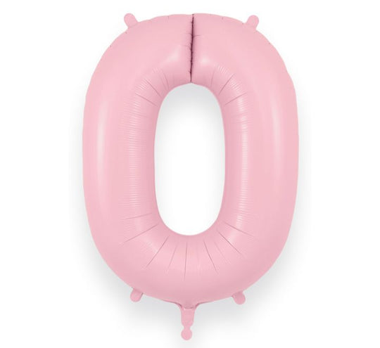 JUMBO NUMBER - 0 - MATTE PINK
