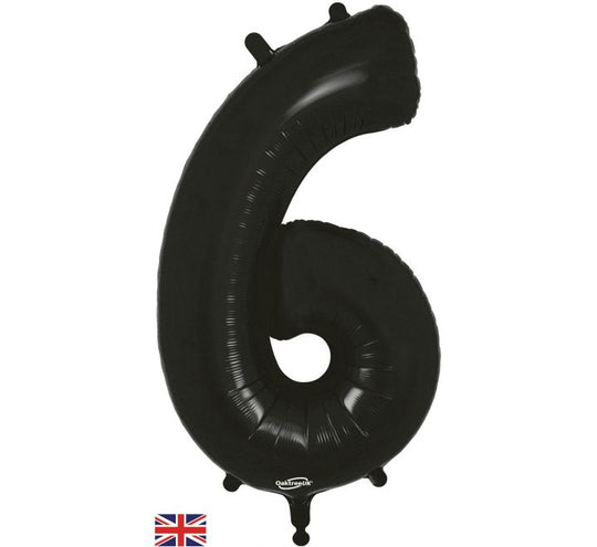 JUMBO NUMBER - 6 - BLACK