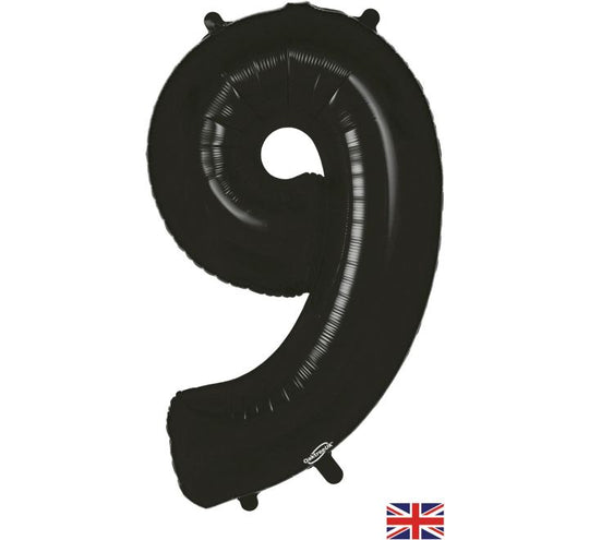 JUMBO NUMBER - 9 - BLACK