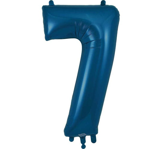 JUMBO NUMBER - 7- NAVY BLUE