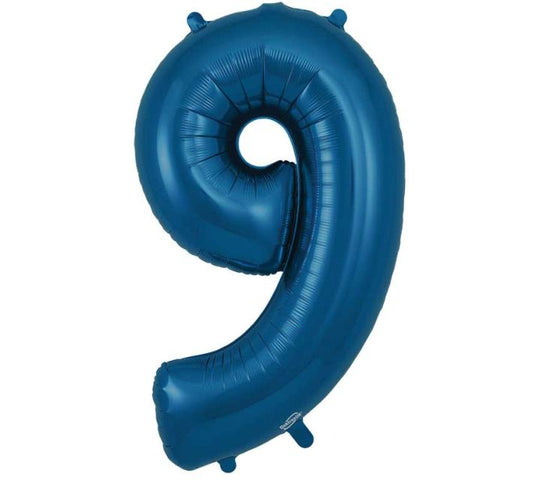 JUMBO NUMBER - 9 - NAVY BLUE