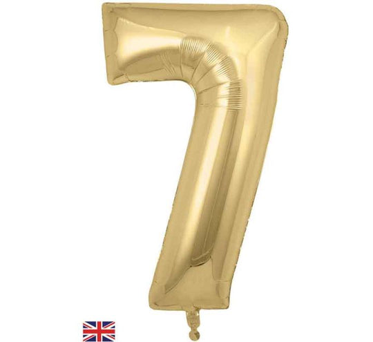 JUMBO NUMBER - 7 - GOLD SILK