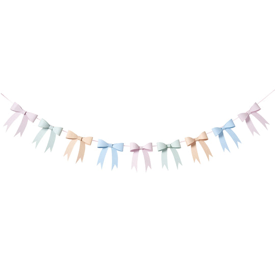 GARLAND - PASTEL 3D BOWS - 2.5M