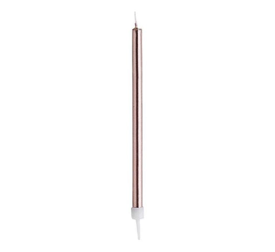 CANDLES - ROSE GOLD SKINNY - PACK OF 12