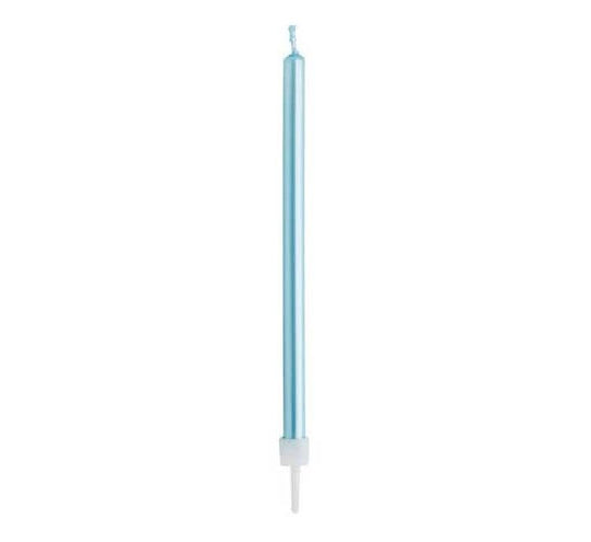 CANDLES - BLUE SKINNY - PACK OF 12