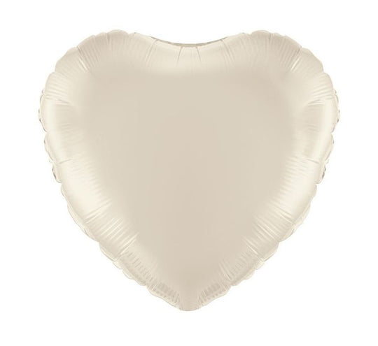 METALLIC - HEART - IVORY