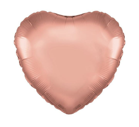 METALLIC - HEART - ROSE GOLD