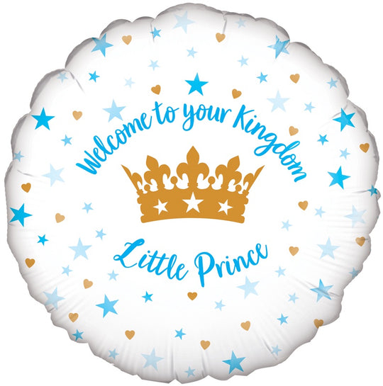 18" FOIL - WELCOME LITTLE PRINCE STARS