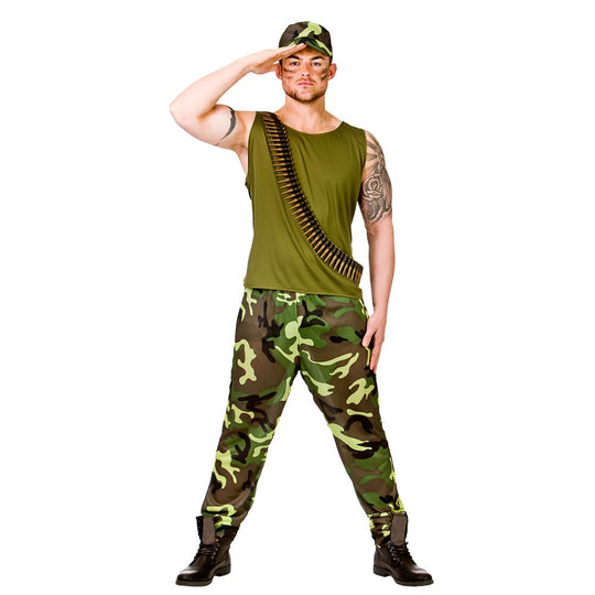 ADULT COSTUME - ARMY GUY