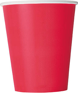 CUPS - RUBY RED - PACK OF 14