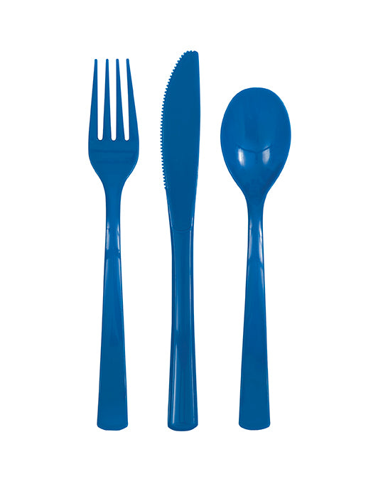 CUTLERY - ROYAL BLUE