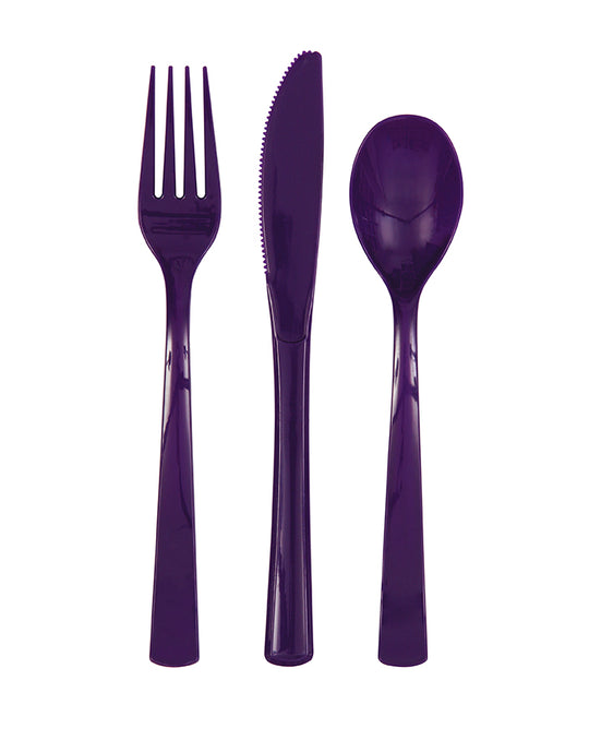 CUTLERY - DEEP PURPLE
