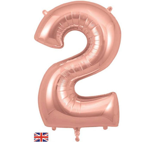 JUMBO NUMBER - 2 - ROSE GOLD
