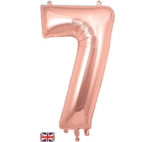 JUMBO NUMBER - 7 - ROSE GOLD