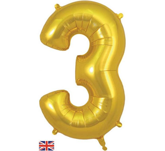 JUMBO NUMBER - 3 - GOLD