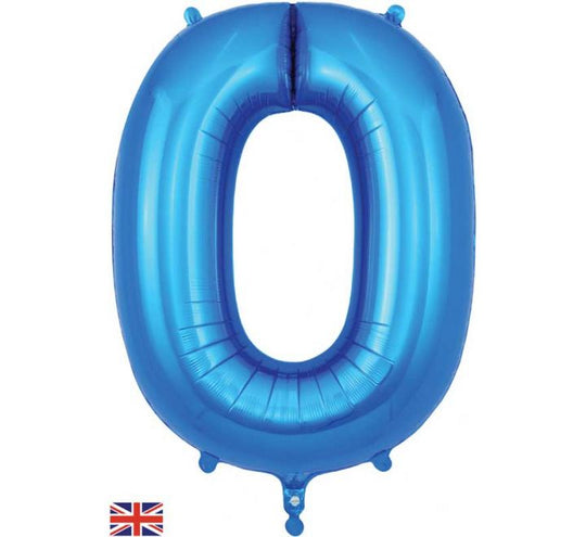 JUMBO NUMBER - 0 - BLUE