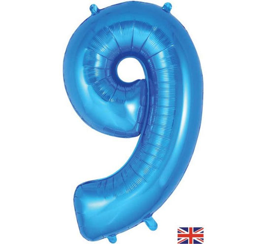 JUMBO NUMBER - 9 - BLUE