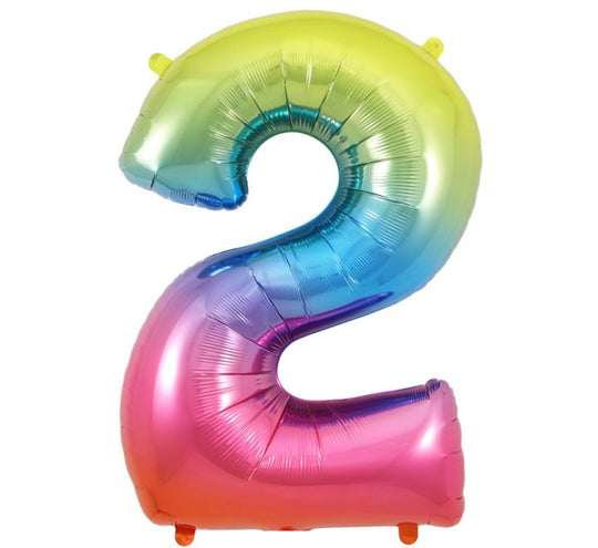 JUMBO NUMBER - 2 - RAINBOW