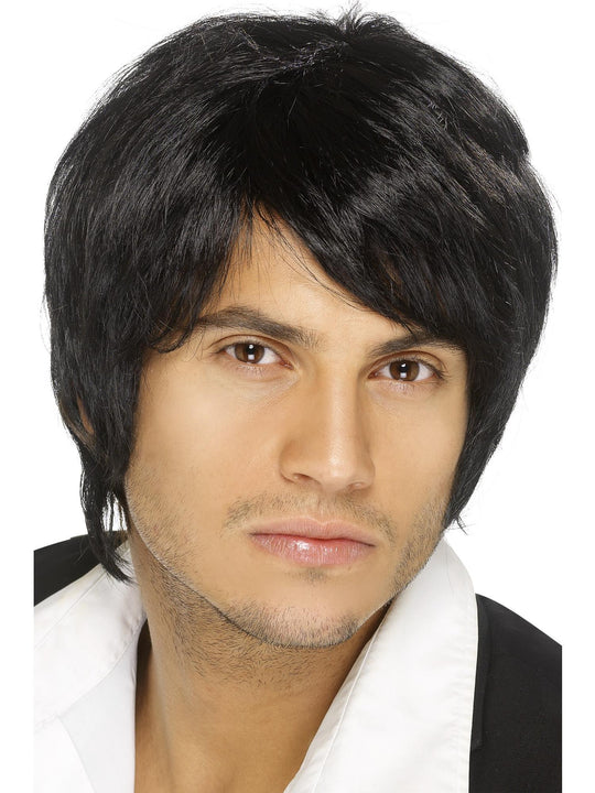 BOY BAND WIG - BLACK