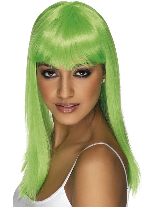 GLAMOURAMA WIG - NEON GREEN