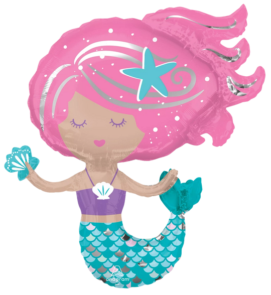 JUMBO FOIL - SHIMMERING MERMAID