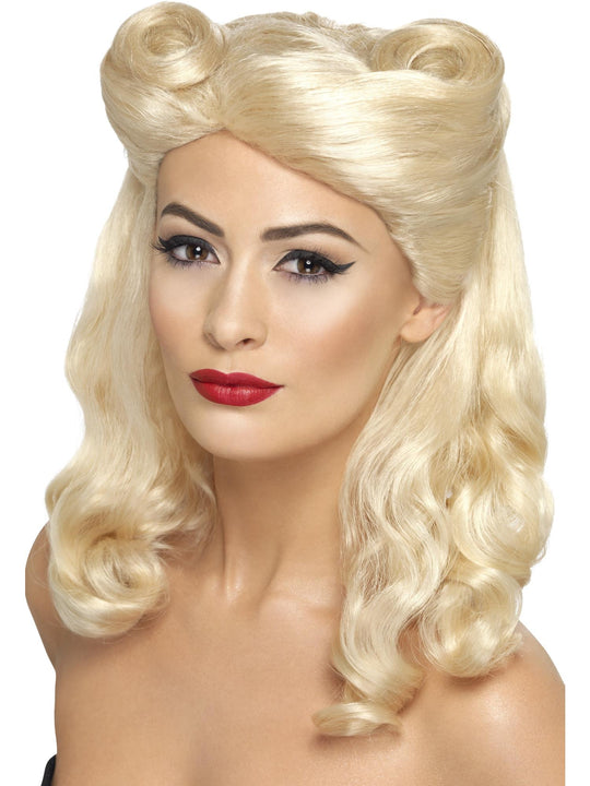 40s PIN UP WIG - BLONDE