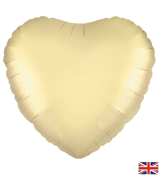 METALLIC - HEART - GOLD SILK
