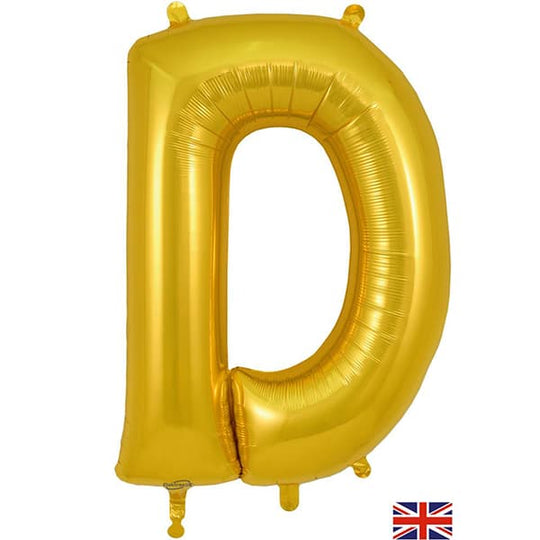 JUMBO LETTER - D - GOLD