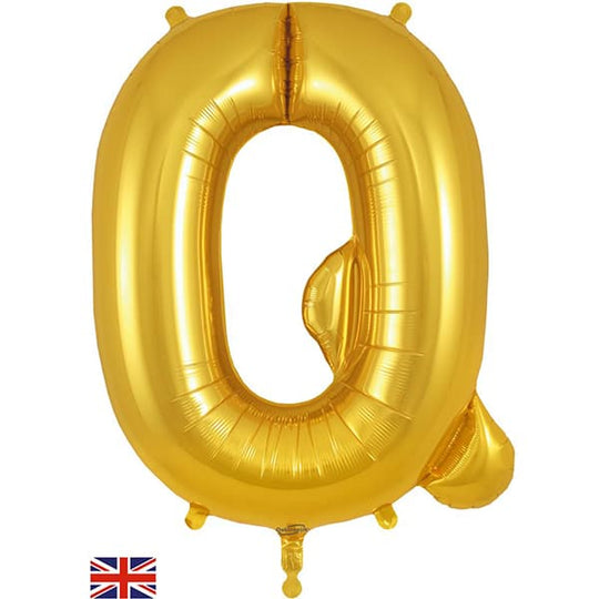 JUMBO LETTER - Q - GOLD