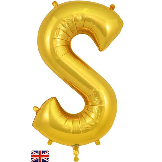 JUMBO LETTER - S - GOLD