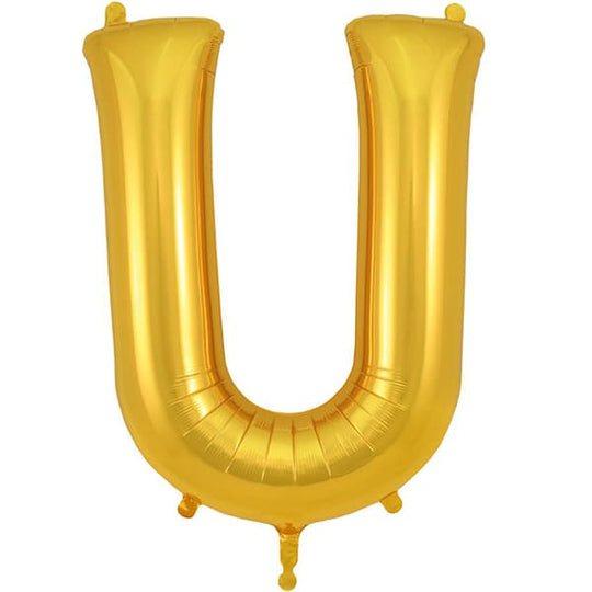 JUMBO LETTER - U - GOLD