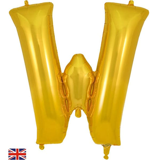 JUMBO LETTER - W - GOLD