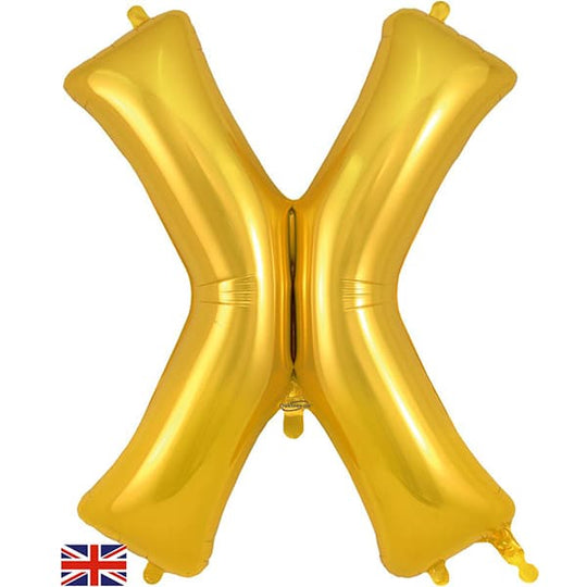 JUMBO LETTER - X - GOLD