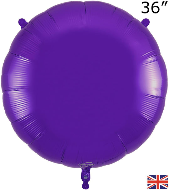 36" FOIL - CIRCLE - PURPLE