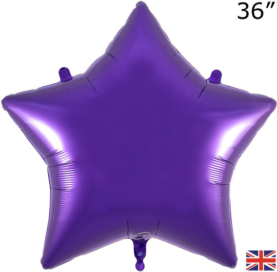 36" FOIL - STAR - PURPLE