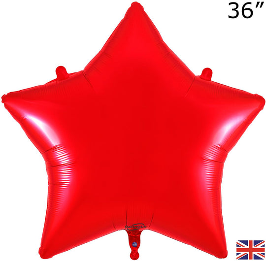 36" FOIL - STAR - RED