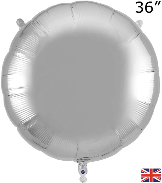 36" FOIL - CIRCLE - SILVER
