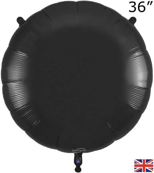 36" FOIL - CIRCLE - BLACK