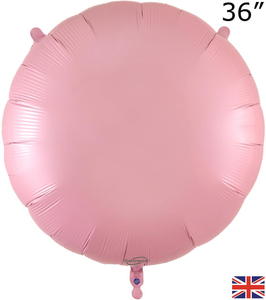 36" FOIL - CIRCLE - MATTE PINK