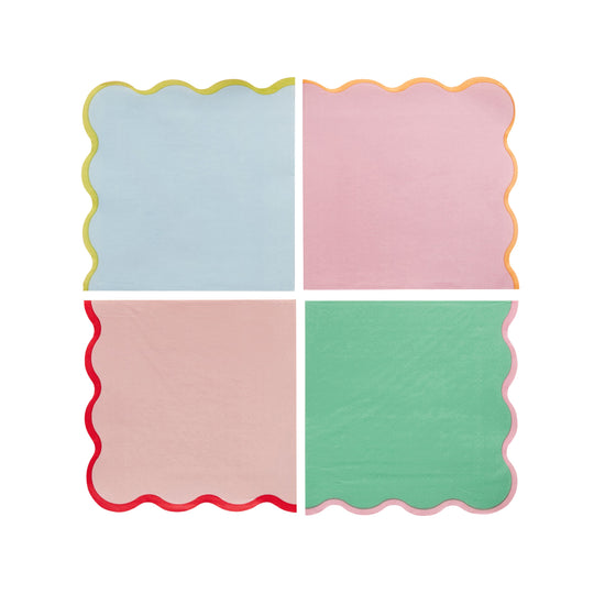 NAPKINS - BRIGHT BANQUET - PACK OF 16