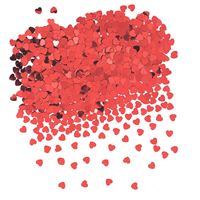 CONFETTI - HEARTS - RED