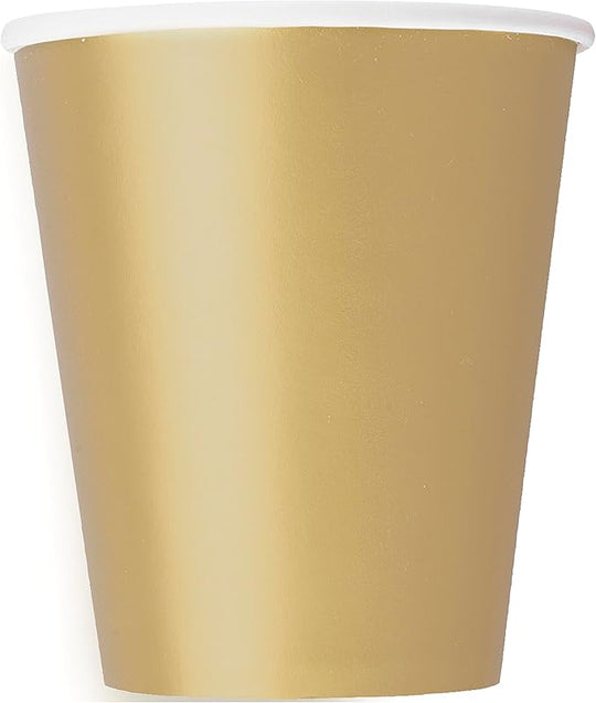 CUPS - GOLD - PACK OF 14