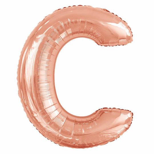 JUMBO LETTER - C - ROSE GOLD