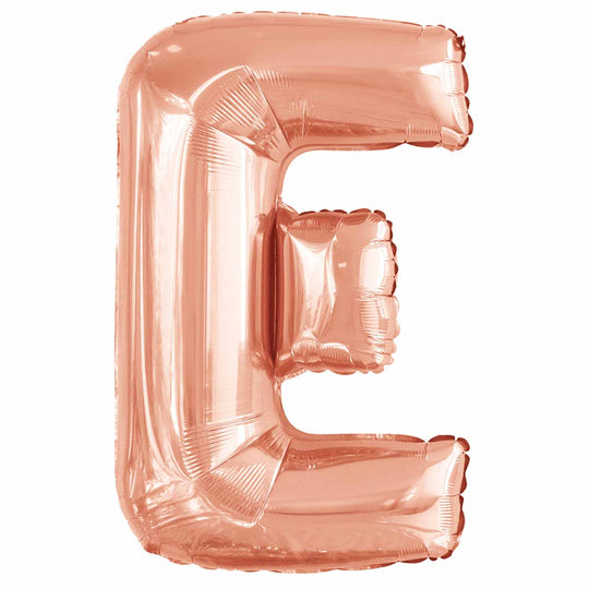 JUMBO LETTER - E - ROSE GOLD