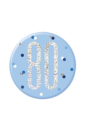 BADGE - 80th - BLUE