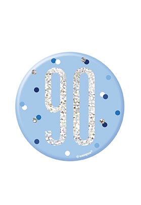 BADGE - 90th - BLUE