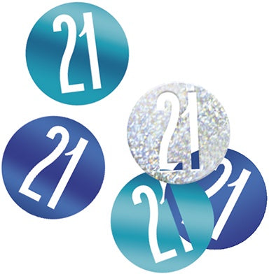 CONFETTI - 21st - BLUE