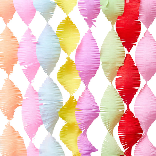 TWISTED FRINGE STREAMERS - BRIGHT - PACK OF 8