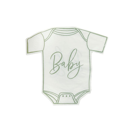 NAPKINS - 'BABY' BABYGROW - PACK OF 16
