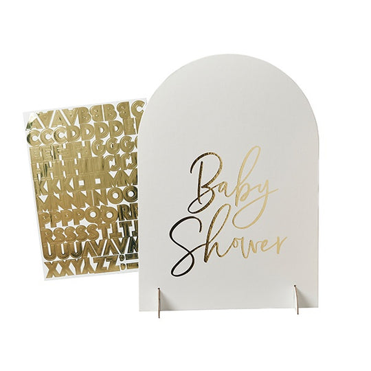 CUSTOMISABLE BABY SHOWER SIGN